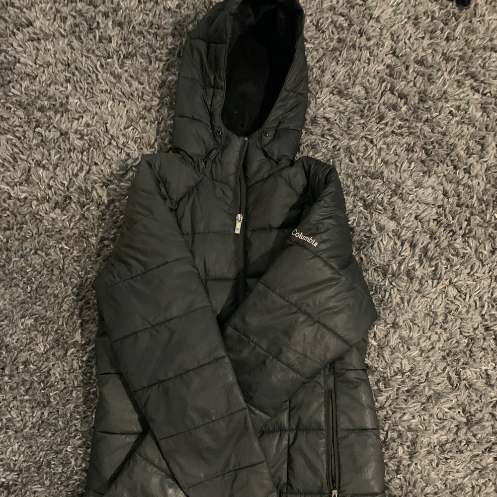 Colombia jacket black great condition size XS